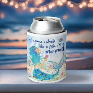 人魚の海 Drink Like Fish海 缶クーラー