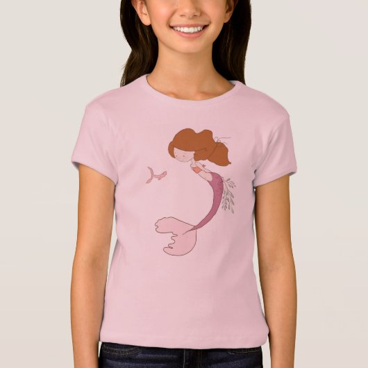 人魚の熟視 Tシャツ (正面)