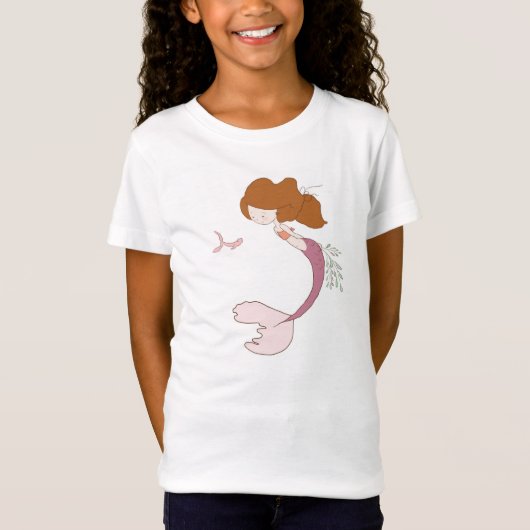 人魚の熟視 Tシャツ (正面)