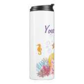 人魚の熱いタンブラーの小さな名前 タンブラー (回転左)