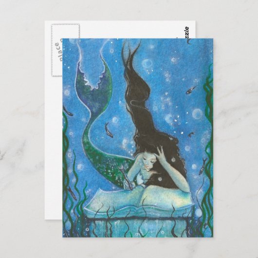 人魚の物語のはがき ポストカード (正面/裏面)