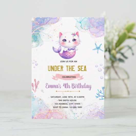 人魚の猫の誘い 招待状 (スタンド正面)