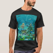 人魚の珊瑚礁の宝物 Tシャツ (正面)