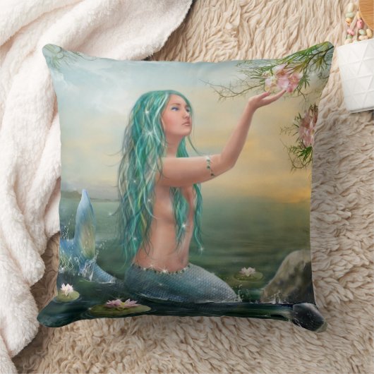 人魚の生活 クッション (ブランケット)