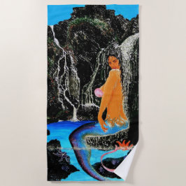 人魚の生湯シャワービーチタオル ビーチタオル
