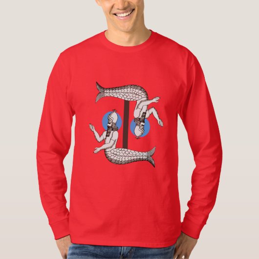 人魚の男性皇帝トリトン Tシャツ (正面)
