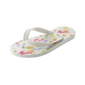 人魚の白 キッズビーチサンダル (アングル)