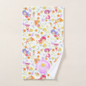 人魚の白 バスタオルセット (ハンドタオル)