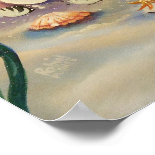 人魚の真珠のハンター ポスター (角)