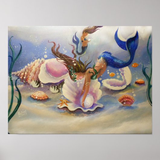 人魚の真珠のハンター ポスター (正面)