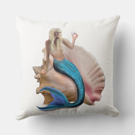 人魚の真珠 クッション (裏面)