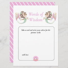 人魚の知恵 ブラウン ママ ベイビー シャワー アンダーザシー 招待状