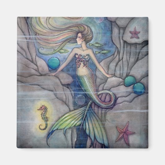 人魚の磁石の下に何があるか マグネット (正面)