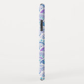 人魚の空想の水彩画のBohoのビーチの魚スケール Case-Mate iPhoneケース (裏面/右)