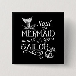 人魚の精神、船員の口 缶バッジ