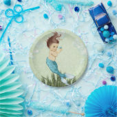 人魚の紙皿 ペーパープレート (パーティー)