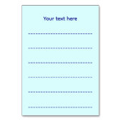 人魚の紫の妖精 テーブルナンバー (裏面)