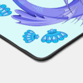 人魚の紫の妖精 デスクマット (コーナー)