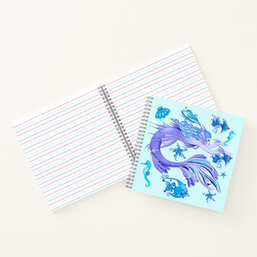 人魚の紫の妖精 ノートブック (内部)