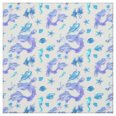 人魚の紫の妖精 ファブリック (見本)