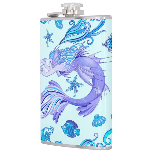 人魚の紫の妖精 フラスク (左)