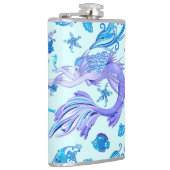 人魚の紫の妖精 フラスク (右)