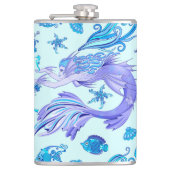 人魚の紫の妖精 フラスク (正面)