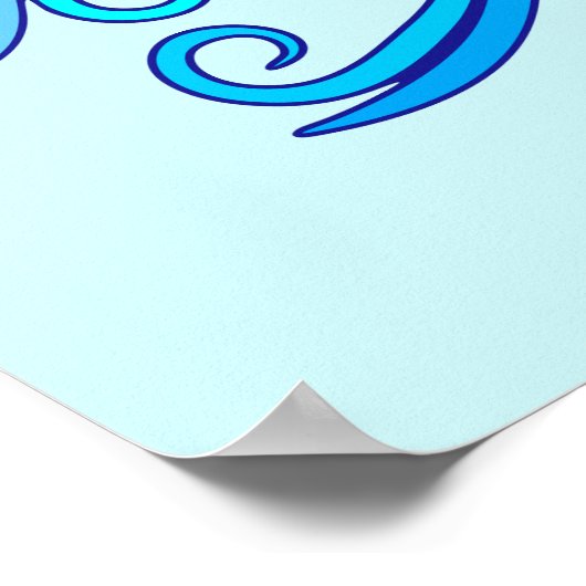 人魚の紫の妖精 ポスター (角)