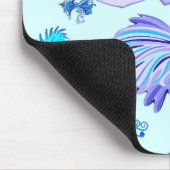 人魚の紫の妖精 マウスパッド (コーナー)