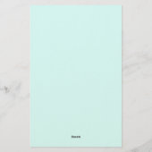 人魚の紫の妖精 便箋 (裏面)