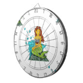 人魚の絵文字 ダーツボード (正面右)