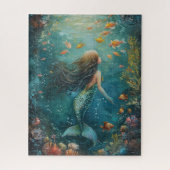 人魚の絵 ジグソーパズル (縦)