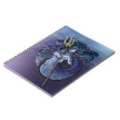 人魚の美しい芸術のイラストレーション ノートブック (左側)