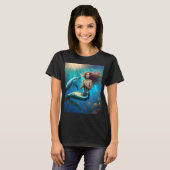 "人魚の舞踏会: 人魚姫とイルカの海の旅" Tシャツ (正面フル)