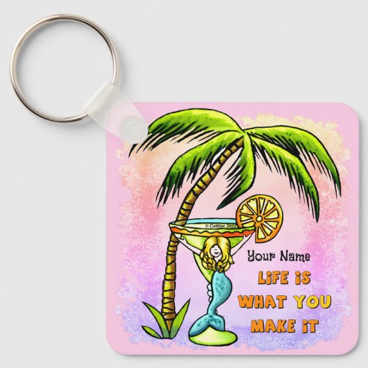 人魚の良い生活 キーホルダー (正面)