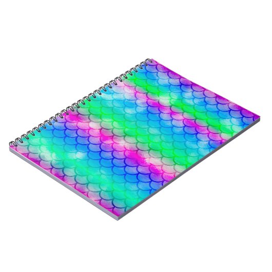 人魚の色の美しいスペクトル ノートブック (左側)