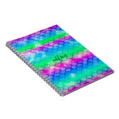 人魚の色の美しいスペクトル ノートブック (右側)