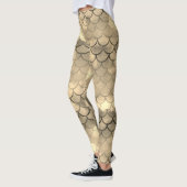 人魚の色の美しいスペクトル レギンス (左)