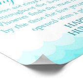 人魚の花嫁のシャワー リングハントゲーム看板 ポスター (角)