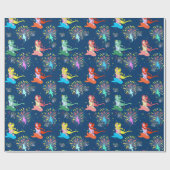 人魚の花火の包装紙のギフト用包装紙 ラッピングペーパー (フラット)