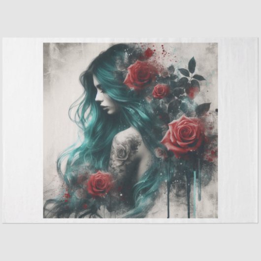 人魚の花 薄葉紙 (正面)