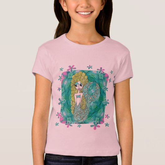 人魚の花 Tシャツ (正面)