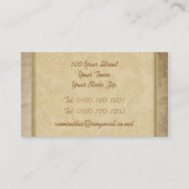 人魚の芸術のプロフィールカードの物語 名刺 (裏面)