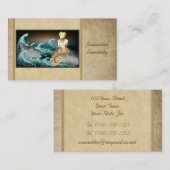 人魚の芸術のプロフィールカードの物語 名刺 (正面/裏面)