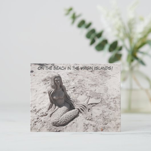 人魚の葉書 ポストカード (スタンド正面)