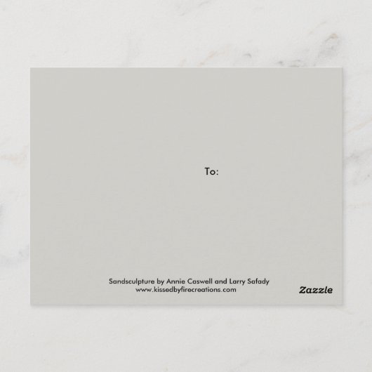 人魚の葉書 ポストカード (裏面)