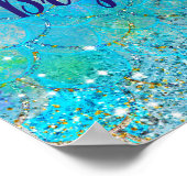 人魚の虹色パールシャインバーサデーパーティー ポスター (角)