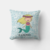 人魚の装飾用クッション クッション (正面)