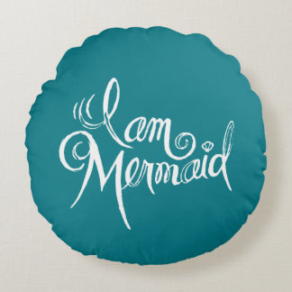 人魚の装飾用クッション ラウンドクッション