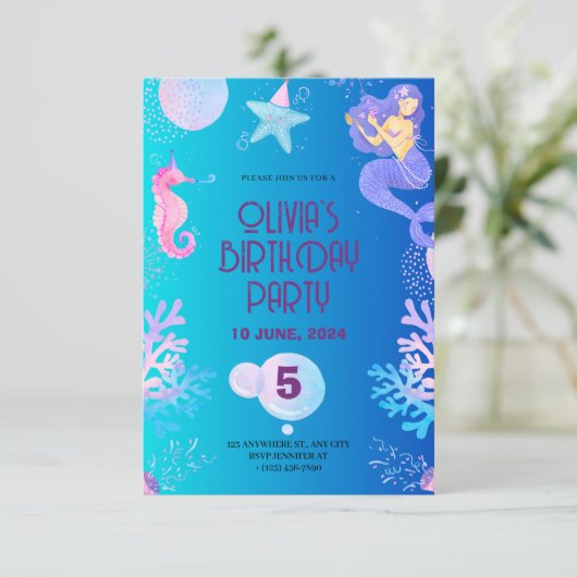 人魚の誕生日の招待状 (スタンド正面)